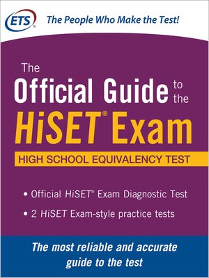 cover image of The Official Guide to the HiSET&#174; Exam
